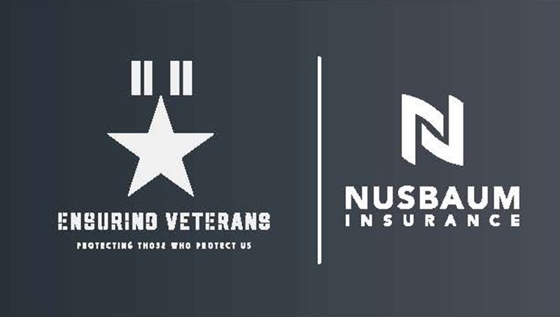 Ensuring Veterans - Ensuring Veterans and Nusbaumn Insurance Logos